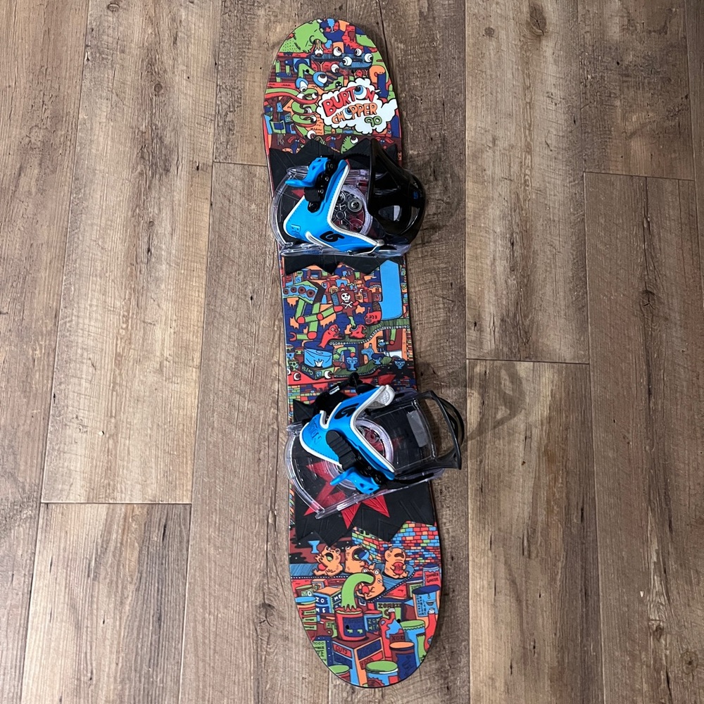 Burton Chopper Snowboard 90 with Burton Grom bindings